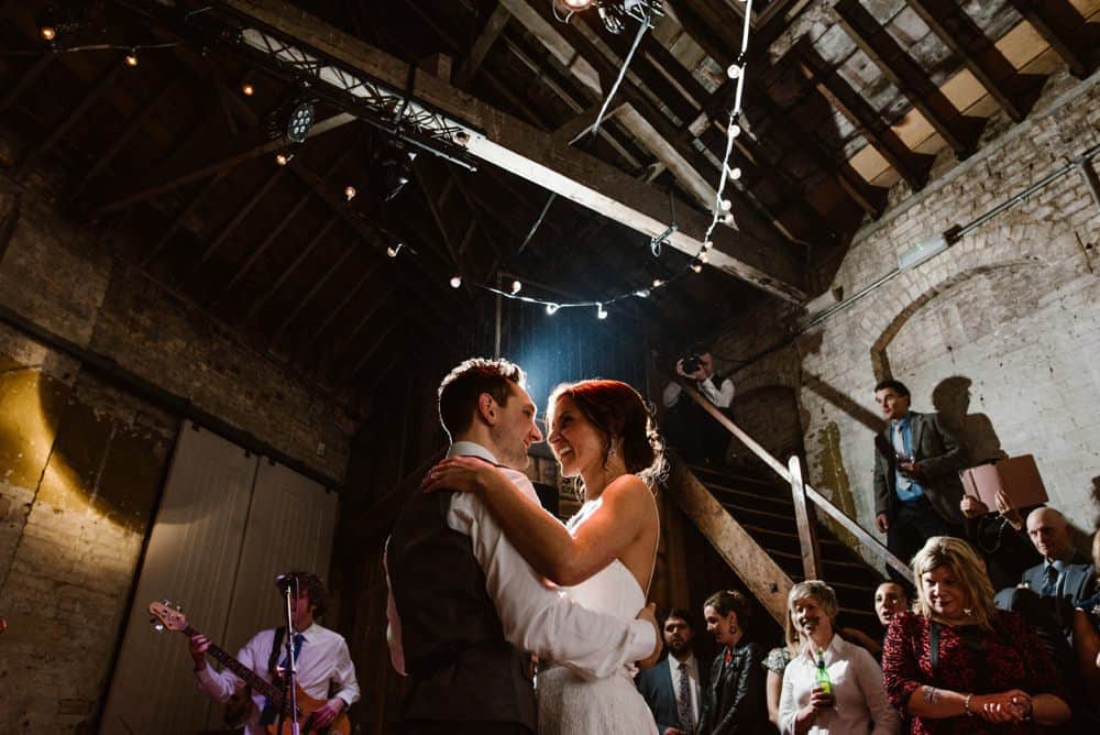 First dance at a wedding at 100 Barrington