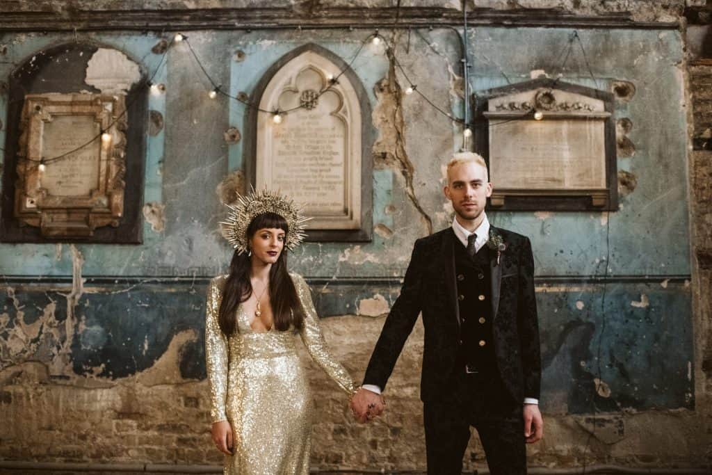 Alternative wedding photography london