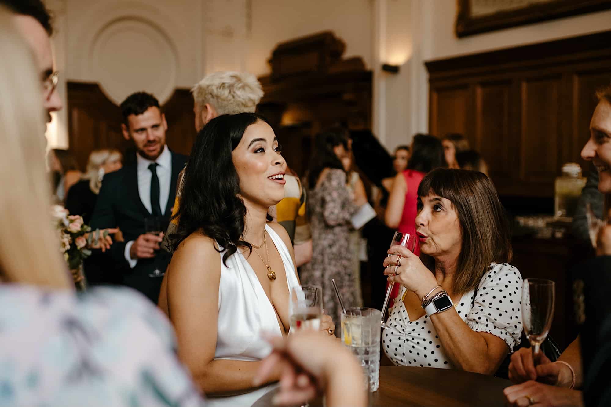 Drinks reception at Town Hall Hotel