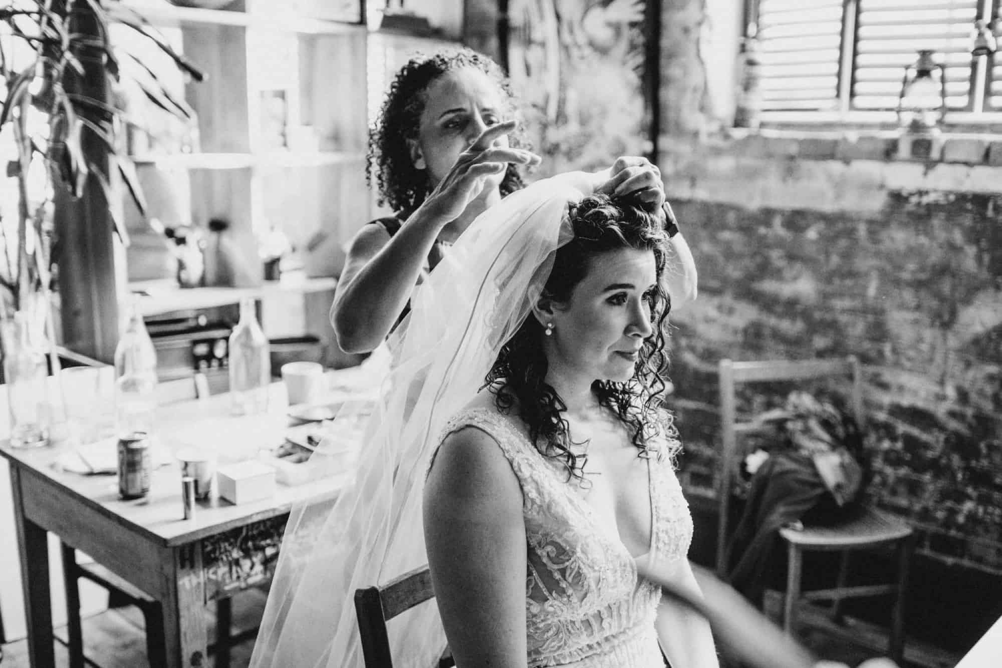 Bridal preparations at Clapton Country Club