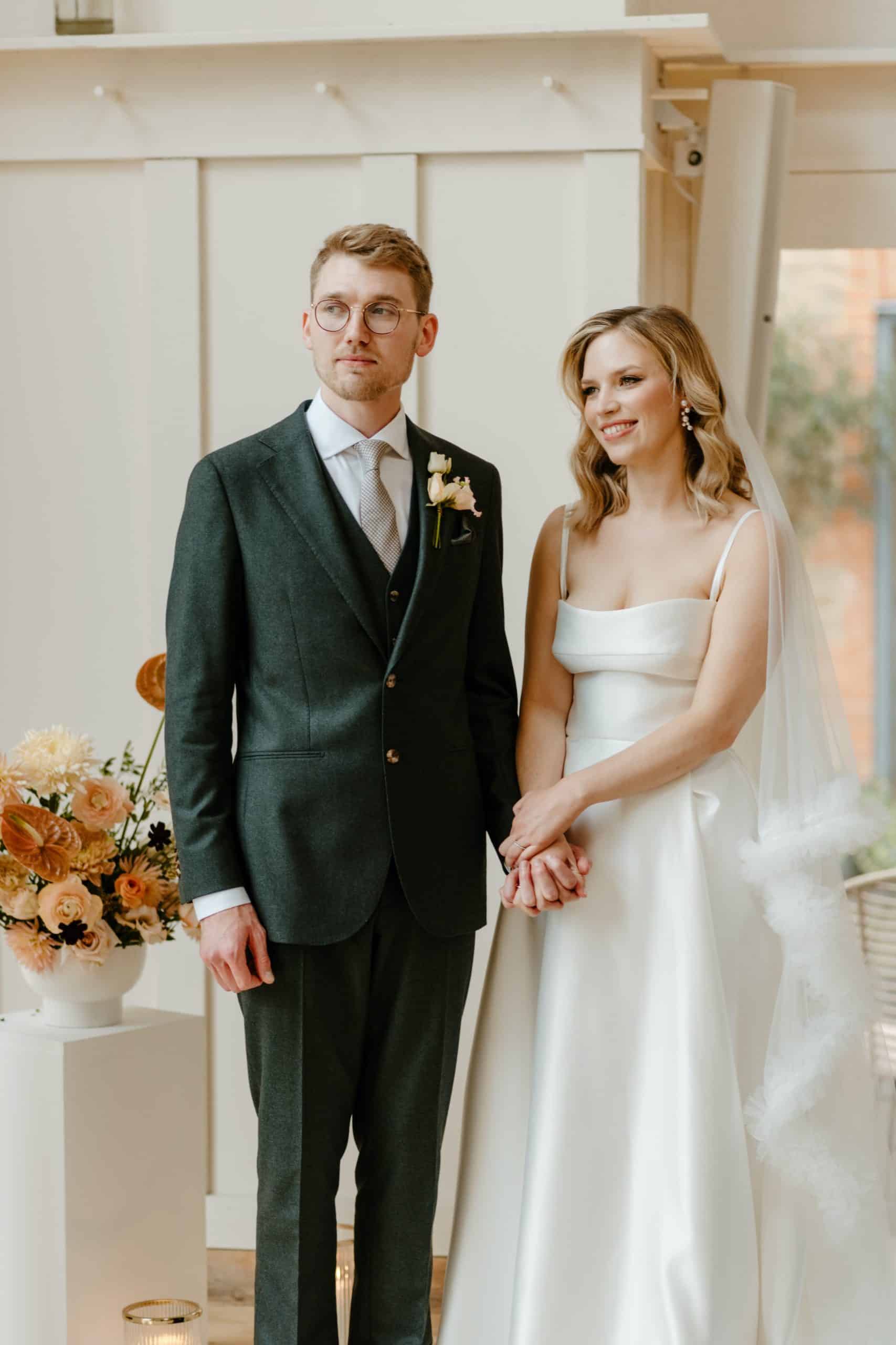 An indoor ceremony at Millbridge Court