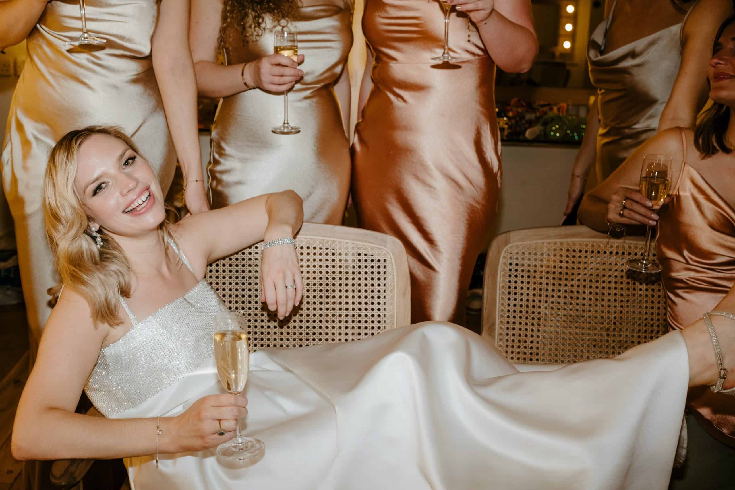 Bridal party had hang out in the dressing room at Millbridge Court