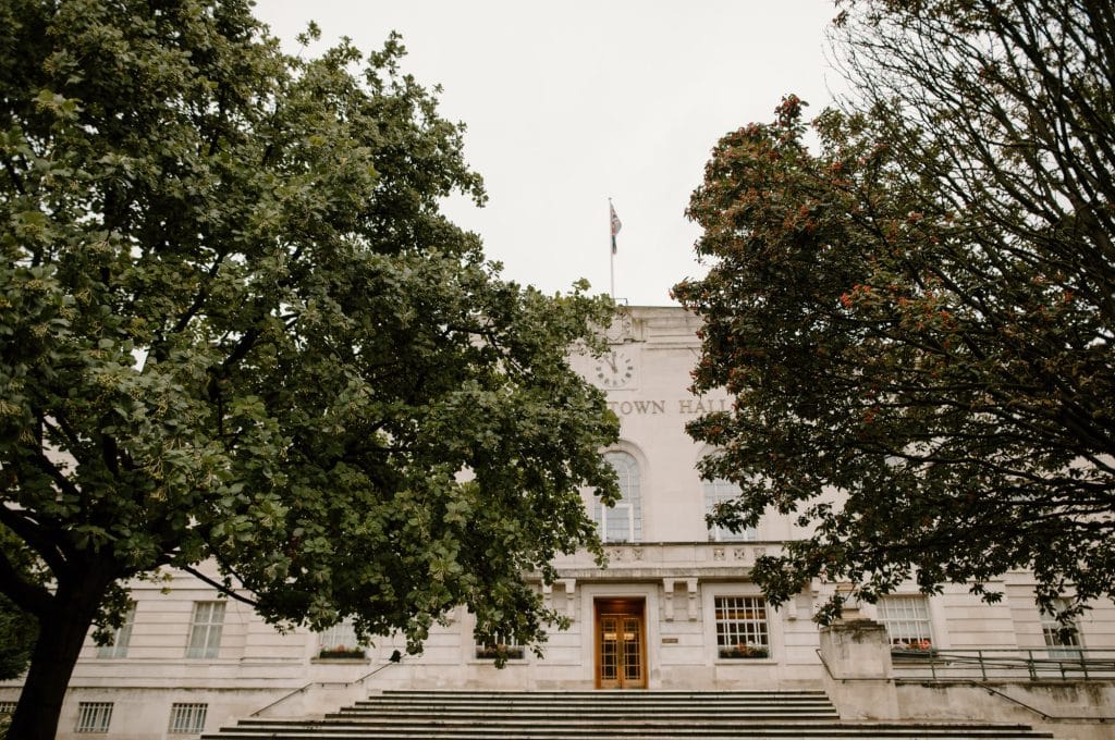 Hackney Town Hall on Mare Street